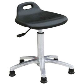 空気の回転ESDの仕事の椅子ポリウレタン腰掛けw/Handleの穴40mmの厚さ
