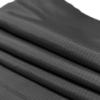 黒い5MMの格子平野ESD TCの生地65%ポリエステル33%綿2%カーボン繊維