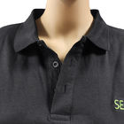 クリーンルーム 安全 作業 綿 炭素繊維 ESD 抗静的ポーロTシャツを着用