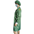 グリーンカラー ワークショップ クリーンルーム用のESD抗静的スモックを着用