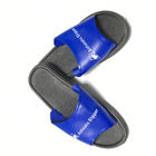 洗濯できるポリ塩化ビニールのスリッパ経済的なESDの安全靴は青い上部W/Blackの足底を着色する