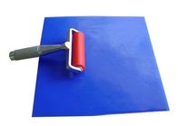 青く再使用可能な粘着マットのケイ素の物質的な粘着性の床のマットのサイズ600X900mm