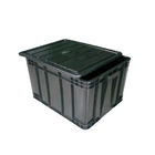 貯蔵の静的で敏感な部品のための黒いESDの包装材料の促す容器