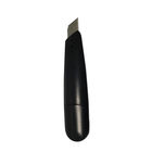 ステンレス鋼ESDの事務用品の安全なナイフの黒の伝導性のABSは引き込み式の刃を扱う