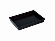小さい部品の貯蔵のための積み重ね可能で黒いプラスチック伝導性の皿のポリプロピレン