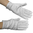 8.5CMの通気性の安全クリーンルームの綿手の手袋