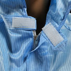クリーンルームのための洗濯できる再使用可能な5mmの縞ESDの衣服