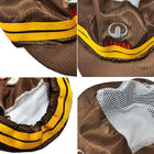 OEMブラウンESDの反静的な帽子99%ポリエステル1%カーボン繊維