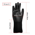 反静的な手袋ポリエステル塗られる黒いESD PUのやしを延ばしなさい