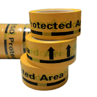 ESD帯電防止ポリ塩化ビニールの警告の床の陸標テープ黄色