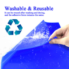 クリーン ルームのための青く再使用可能な洗濯できるESDのケイ素の粘着マット3mm 5mm