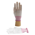 クリーンルームのための編まれた仕事の安全手袋の塵の自由な 100% のポリエステル