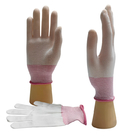 クリーンルームのための編まれた仕事の安全手袋の塵の自由な 100% のポリエステル