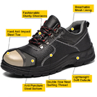 人の反影響の反穿刺ESDの安全靴の帯電防止通気性