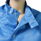 マイクロエレクトロニクスの企業のためのロイヤル ブルーESDの反静的なジャケットのニットの袖口