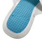 白いESDアンチ静止労働靴 4ホール PVCソール+PU 上部工業用シューズ