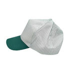 クリーンルーム ESD 5mm ストライプポリエステル帽子 粉のない作業 静止性のない野球帽子