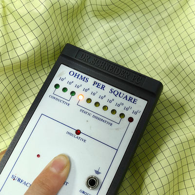 黄色いPUソール ESD 安全靴 クリーンルームの靴 産業用作業用のアンチスタティックロングブーツ 靴