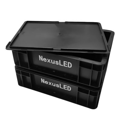 電子反静電箱 SMTラック ブラックPCB 梱包 貯蔵部品 コンテナ プラスチックのトレイ ESD 反静電箱