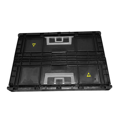 折りたたむ電子部品 コンテナボックス アンチステティックボックス ビンパレット プラスチックPCB ESD 収納箱