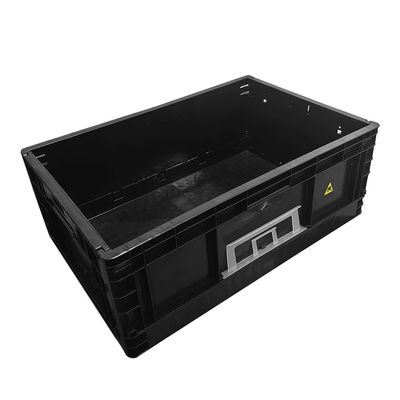 折りたたむ電子部品 コンテナボックス アンチステティックボックス ビンパレット プラスチックPCB ESD 収納箱