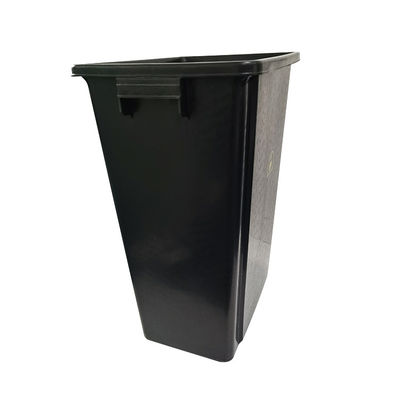 黒いプラスチックリサイクルESDゴミ箱 清掃室用アンチスタティックゴミ箱