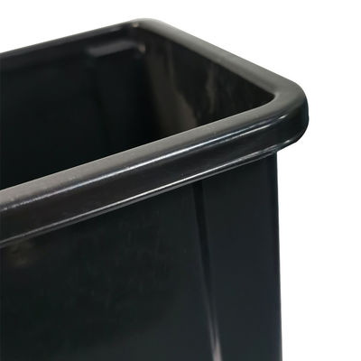 黒いプラスチックリサイクルESDゴミ箱 清掃室用アンチスタティックゴミ箱