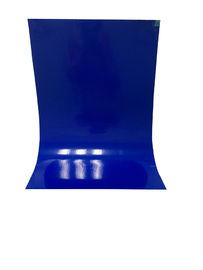 青く白く使い捨て可能なPEのクリーンルームの粘着マット高いTackiness 30の層の18" x 36"