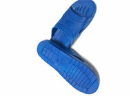 クリーンルームのために青いESDのスリッパの十字のタイプESDの安全靴SPU材料色