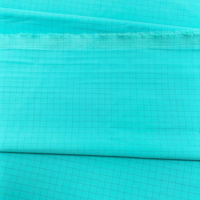 ESD アンチスタティック7mmグリッド布 98%ポリエステル+2%電導性炭素布 ESD服用