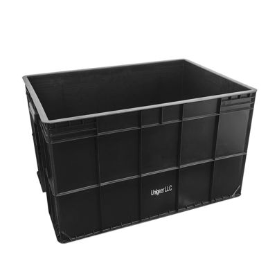 800*400*230mm 導電回転箱 プラスチックESD電子部品箱 黒色反静電箱