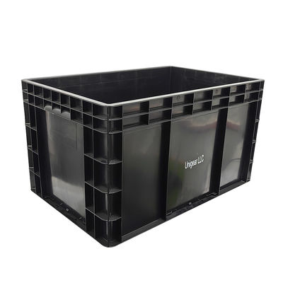 600*400*230mm ブラック ESD 静止防止プラスチック箱 電子部品箱 電子機器産業用 静止防止箱