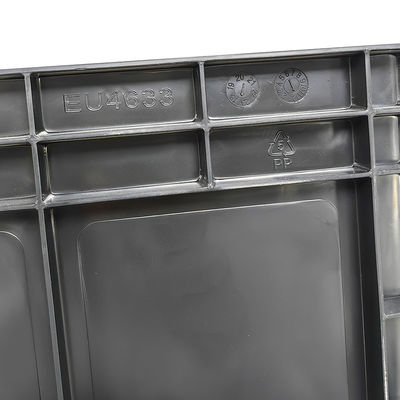 600*400*230mm ブラック ESD 静止防止プラスチック箱 電子部品箱 電子機器産業用 静止防止箱