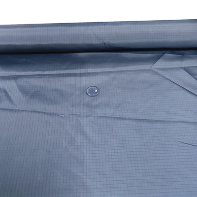 クリーンルーム ESD アンチスタティック 98% ポリエステル+2% 導電線 防水布 ESD 服