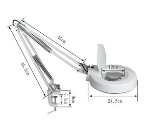 LEDの仕事ライトを拡大する5インチの振動腕の拡大ランプ省エネSMD