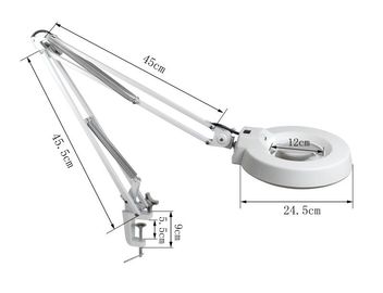 LEDの仕事ライトを拡大する5インチの振動腕の拡大ランプ省エネSMD
