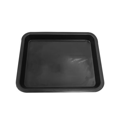217x174x26mm 黒色 ESD 静止性のないプラスチック方形トレイ 電子円盤回転台