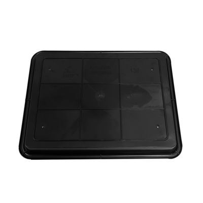 338x255x30mm 静止防止四角皿 ブラック プラスチック 正方形 浅い皿 ESD 電子円盤