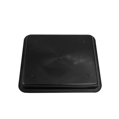 283x223x28mm 黒色 プラスチック 方形 トレイ 抗静的 トレイ 部品 ボックス ターンオーバー ボックス Pp ゴム トレイ 分類 材料 ボックス 方形 盆 conductive Frame