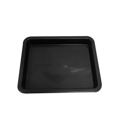283x223x28mm 黒色 プラスチック 方形 トレイ 抗静的 トレイ 部品 ボックス ターンオーバー ボックス Pp ゴム トレイ 分類 材料 ボックス 方形 盆 conductive Frame