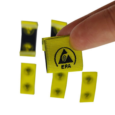 ESD 静止防止 EPA 警告標識 刺?? 布 粘着 清潔室 衣料品 ラベル アクセサリー