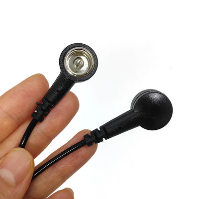 ESD 反静的PU接地線 黒直線PU線 30.5CM ESDマット 両端10MMブックル