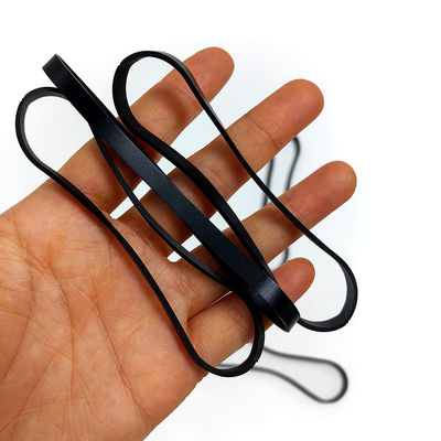 104 X 4 X 1.5mm ブラック ESD 電子部品用抗静的伝導性シリコンバンド