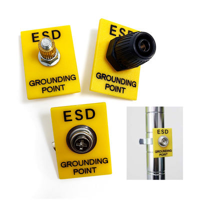 ESD 地球装置 1x10mm スッド 黄色い接地プラグ