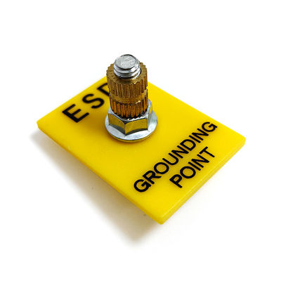 ESD 地球装置 1x10mm スッド 黄色い接地プラグ