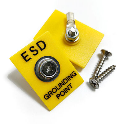 ESD 地球装置 1x10mm スッド 黄色い接地プラグ