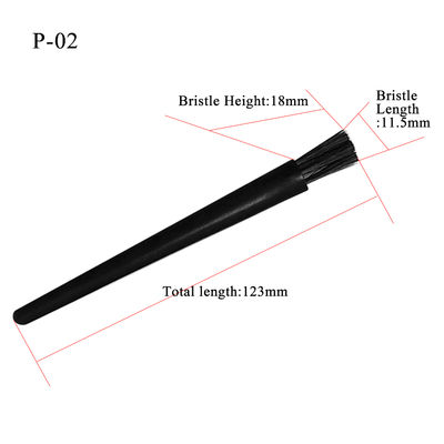 ESD 反静的ブラシ 小型炭素繊維 産業用クリーニング