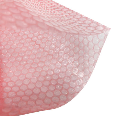 Red Shock Resistant Double-Sided Anti Static Bubble Bag For Electronic Components
