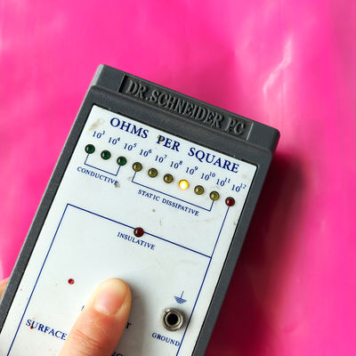 250X350MM PE ピンク帯電防止自己密閉シールドバッグ