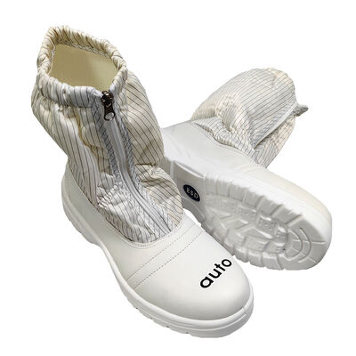 白 ESD 静電気防止スポンジ複合チューブショートブーツ